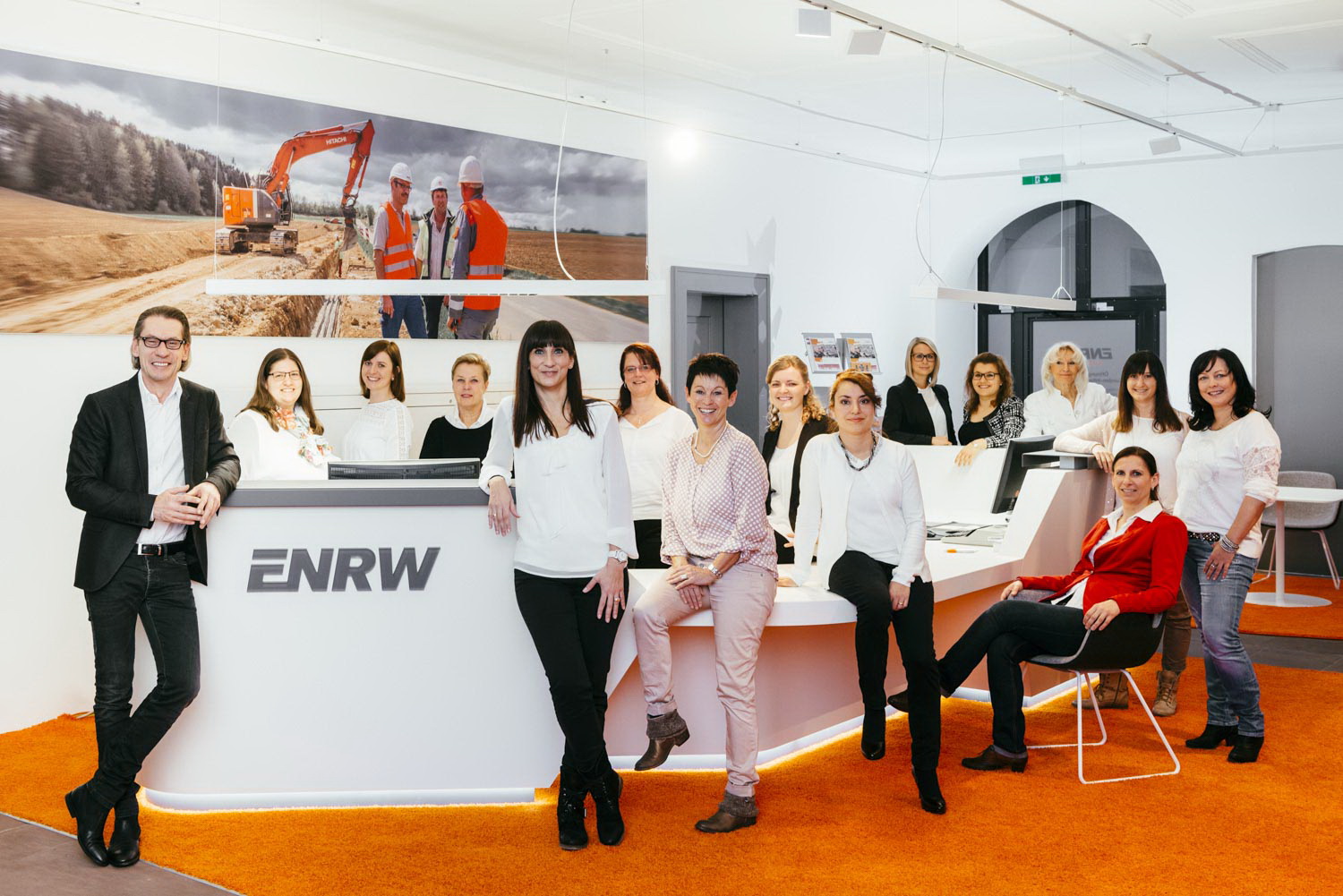 Team des ENRW-Kundenzentrums
